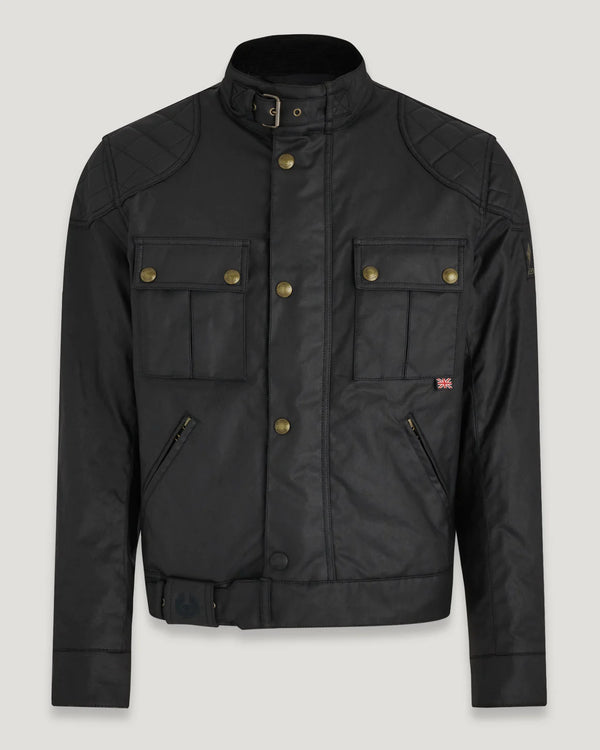 Brooklands Man -  Waxed Cotton  - Black
