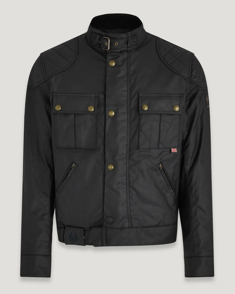 Brooklands Man -  Waxed Cotton  - Black